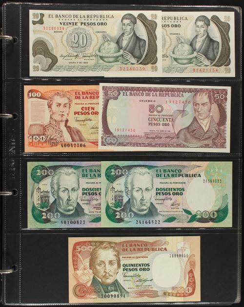 BILLETES EXTRANJEROS. Lote 289 billetes. Siglo XX. ARGENTIN