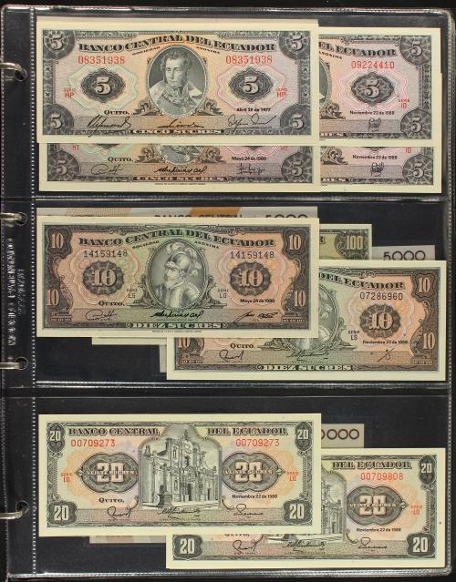 BILLETES EXTRANJEROS. Lote 289 billetes. Siglo XX. ARGENTIN