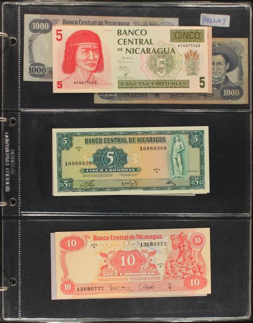 BILLETES EXTRANJEROS. Lote 289 billetes. Siglo XX. ARGENTIN
