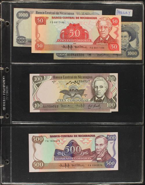 BILLETES EXTRANJEROS. Lote 289 billetes. Siglo XX. ARGENTIN