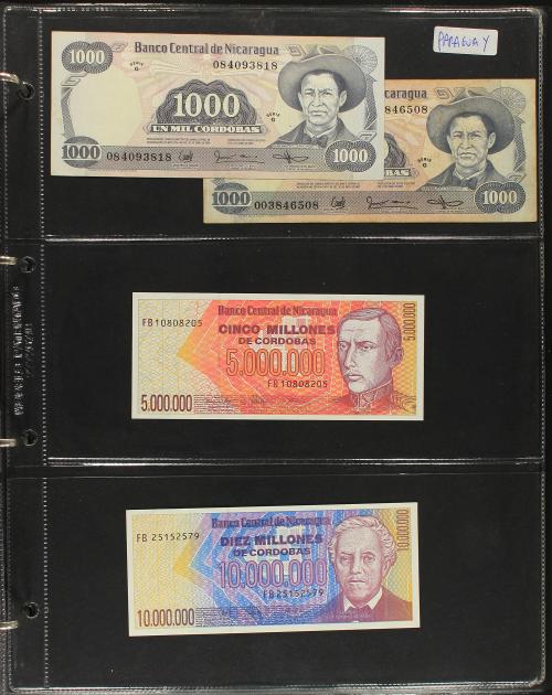 BILLETES EXTRANJEROS. Lote 289 billetes. Siglo XX. ARGENTIN