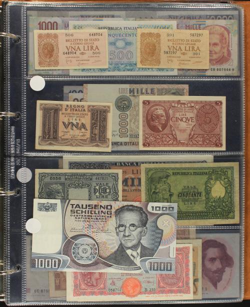 BILLETES EXTRANJEROS. Lote 198 billetes. Siglo XX. VARIOS PA