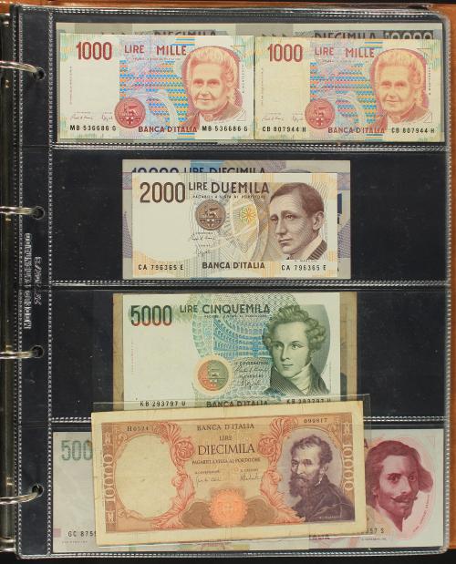 BILLETES EXTRANJEROS. Lote 198 billetes. Siglo XX. VARIOS PA