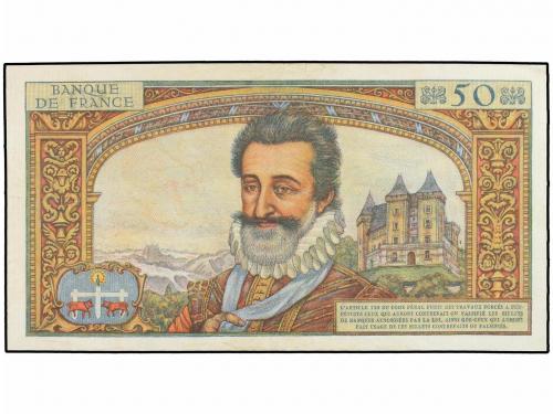 BILLETES EXTRANJEROS. 50 Nuevos Francos. 3 Septiembre 1959. 