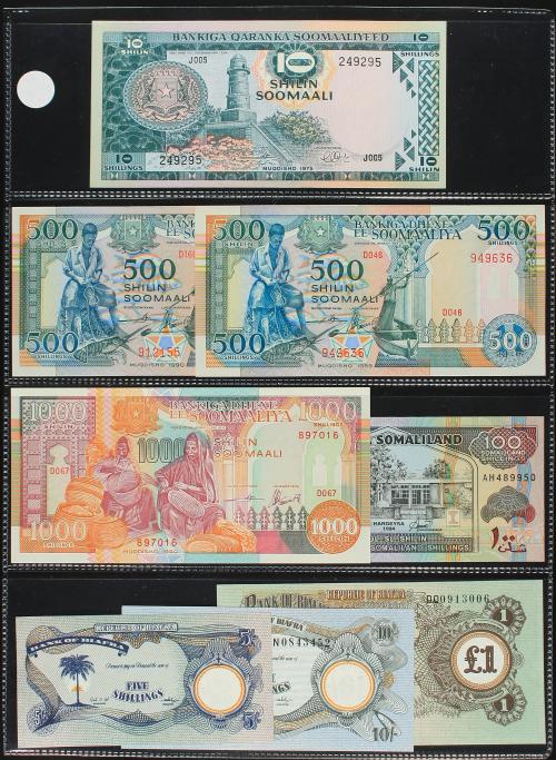 BILLETES EXTRANJEROS. Lote 60 billetes. Siglo XX. BIAFRA, S