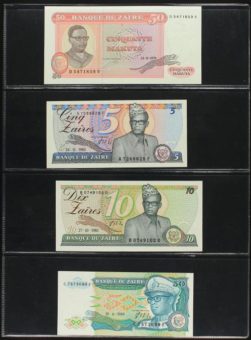BILLETES EXTRANJEROS. Lote 60 billetes. Siglo XX. BIAFRA, S