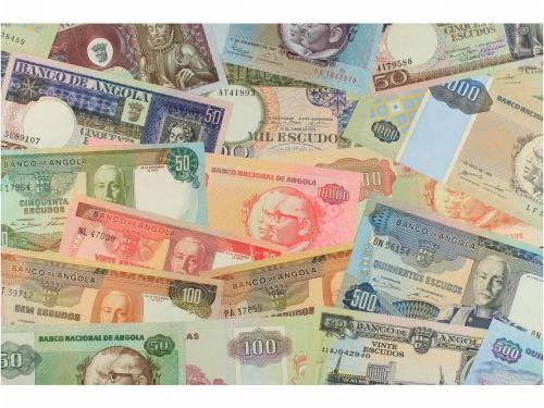 BILLETES EXTRANJEROS. Lote 21 billetes. 1962 a 1995. ANGOLA.