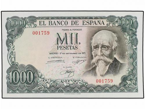 ESTADO ESPAÑOL. Lote 4 billetes 100 (2) y 1.000 Pesetas (2).