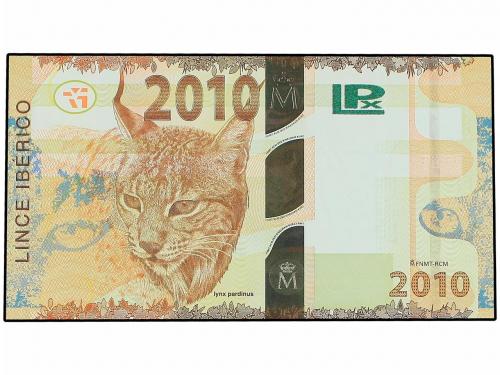BILLETES ESPAÑOLES. Billete Demostración. 2010. Lince ibéric