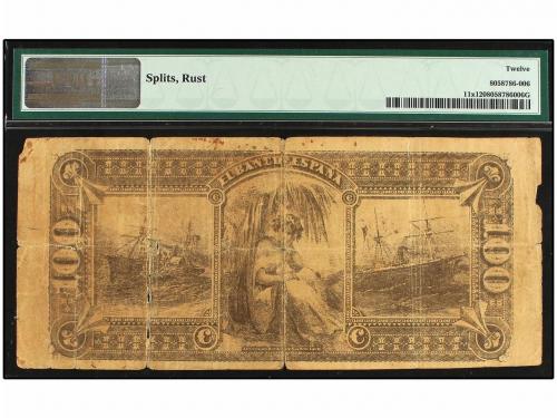 ANTIGUOS. 100 Pesetas. 1 Julio 1876. Lope de Vega Falso de É