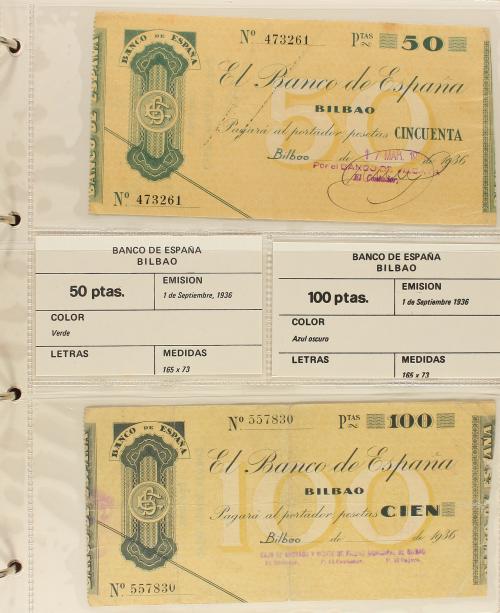 GUERRA CIVIL, ZONA REPUBLICANA. Lote de 49 billets 25 Céntim