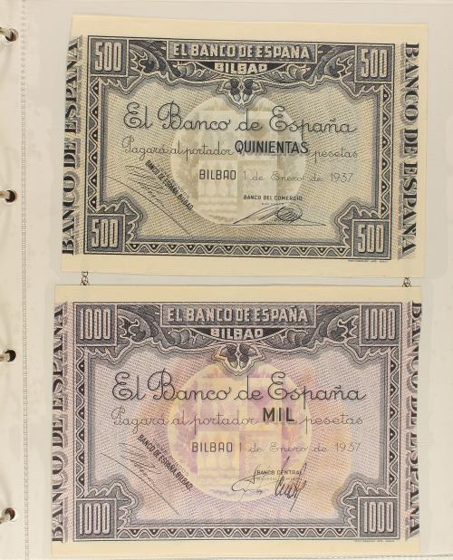 GUERRA CIVIL, ZONA REPUBLICANA. Lote de 49 billets 25 Céntim