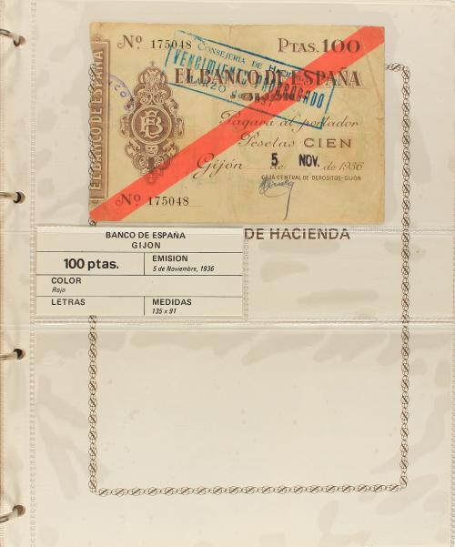 GUERRA CIVIL, ZONA REPUBLICANA. Lote de 49 billets 25 Céntim