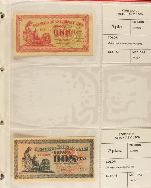 GUERRA CIVIL, ZONA REPUBLICANA. Lote de 49 billets 25 Céntim