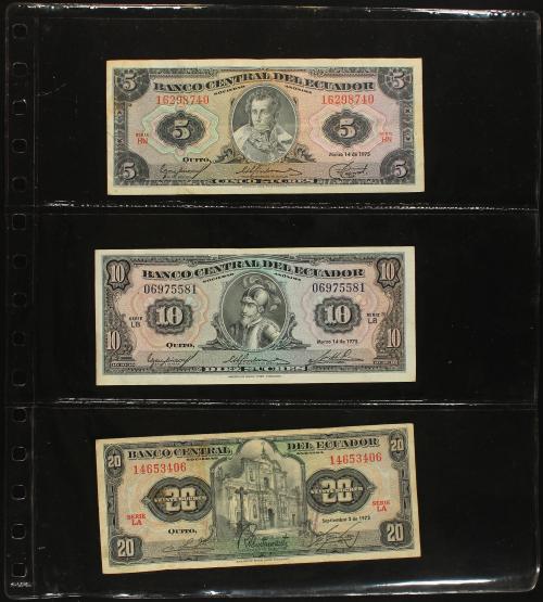 BILLETES EXTRANJEROS. Lote 50 billetes. Siglo XX. DIVERSOS P