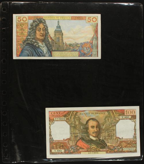 BILLETES EXTRANJEROS. Lote 50 billetes. Siglo XX. DIVERSOS P