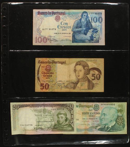 BILLETES EXTRANJEROS. Lote 50 billetes. Siglo XX. DIVERSOS P