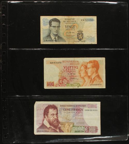 BILLETES EXTRANJEROS. Lote 50 billetes. Siglo XX. DIVERSOS P