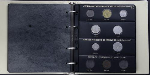 EMISIONES LOCALES GUERRA CIVIL. Lote 26 monedas 5 Céntimos a