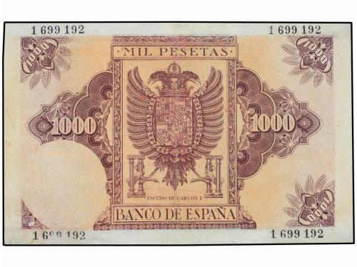 ESTADO ESPAÑOL. 1.000 Pesetas. 21 Octubre 1940. Carlos I. (R