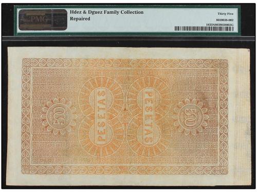 BANCO DE ESPAÑA. 500 Pesetas. 1 Enero 1878. Pablo de Céspede