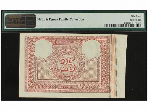 BANCO DE ESPAÑA. 25 Pesetas. 1 Octubre 1886. Goya. Este bill