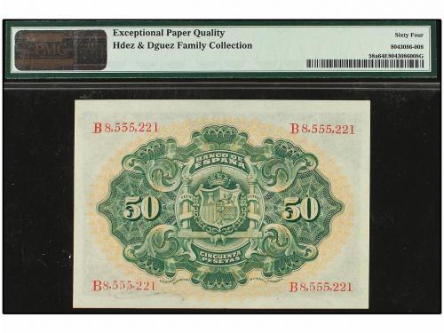 BANCO DE ESPAÑA. 50 Pesetas. 24 Septiembre 1906. Alegoría de