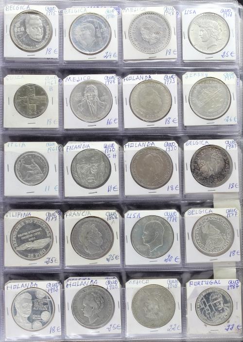 LOTES Y COLECCIONES EXTRANJERO. Lote 320 monedas. S.XX. VARI
