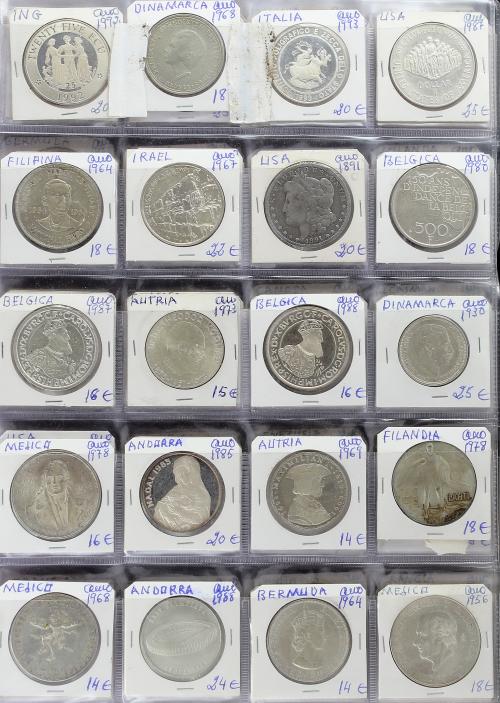 LOTES Y COLECCIONES EXTRANJERO. Lote 320 monedas. S.XX. VARI