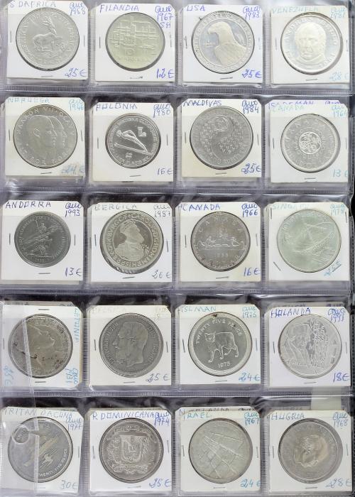 LOTES Y COLECCIONES EXTRANJERO. Lote 320 monedas. S.XX. VARI