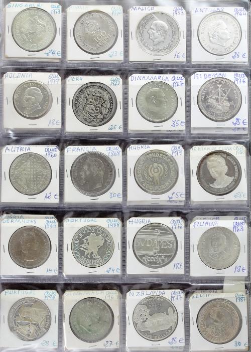 LOTES Y COLECCIONES EXTRANJERO. Lote 320 monedas. S.XX. VARI