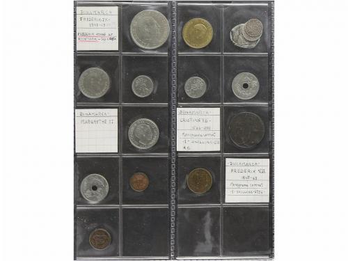 LOTES Y COLECCIONES EXTRANJERO. Lote 40 monedas. Mayoría sig