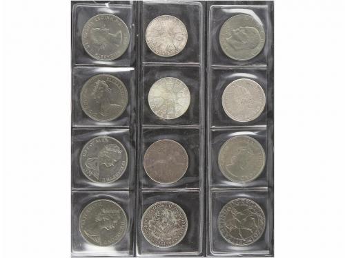 LOTES Y COLECCIONES EXTRANJERO. Lote 40 monedas. Mayoría sig