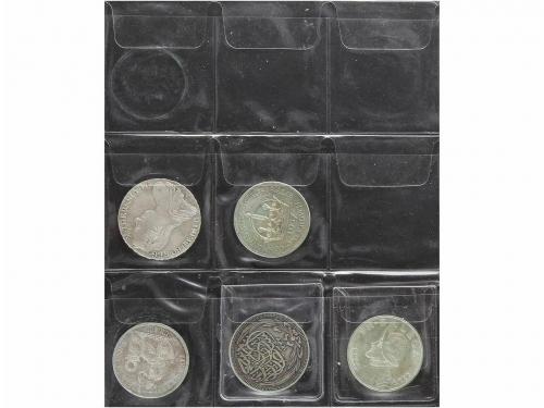 LOTES Y COLECCIONES EXTRANJERO. Lote 40 monedas. Mayoría sig