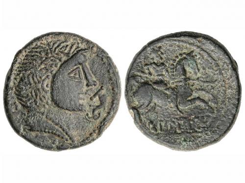 MONEDAS HISPÁNICAS. As. 120-30 a.C. BILBILIS (CALATAYUD, Zar