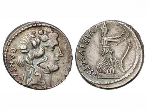 REPÚBLICA ROMANA. Denario. 48 a.C. VIBIA-16. C. Vibius C. f.