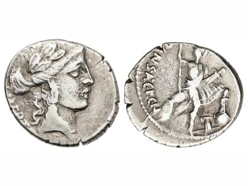 REPÚBLICA ROMANA. Denario. 48 a.C. VIBIA-20. C. Vibius C. f.