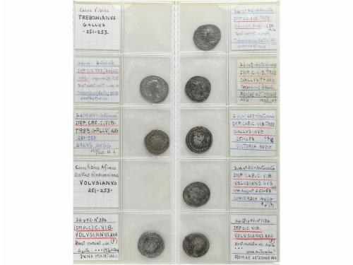 IMPERIO ROMANO. Lote 37 Antoninianos. AR. Muy interesante co