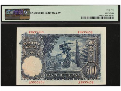 ESTADO ESPAÑOL. 500 Pesetas. 15 Noviembre 1951. Benlliure. S