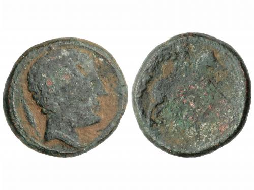 MONEDAS HISPÁNICAS. As. 120-20 a.C. ILTIRCESCEN (SOLSONA, Ll