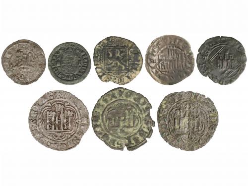 REINO DE CASTILLA Y LEON. Lote 8 monedas Blanca (3), Blanca 