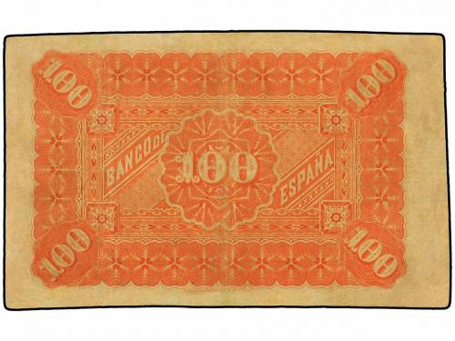 BANCO DE ESPAÑA. 100 Pesetas. 1 Enero 1884. Mendizábal. (Rep