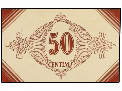 CATALUNYA. 50 Cèntims. 11 Juliol 1937. C.M. de MASSANES. RAR