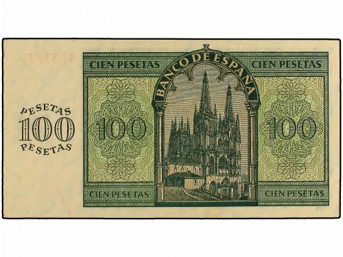 ESTADO ESPAÑOL. 100 Pesetas. 21 Noviembre 1936. Catedral de 