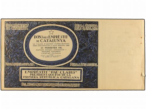 GUERRA CIVIL, ZONA REPUBLICANA. 25 Pessetes. 23 Abril 1925. 