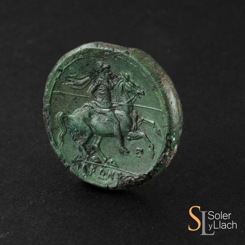 MONEDAS GRIEGAS. AE 27. 274-216 a.C. SIRACUSA. SICILIA. Cabe