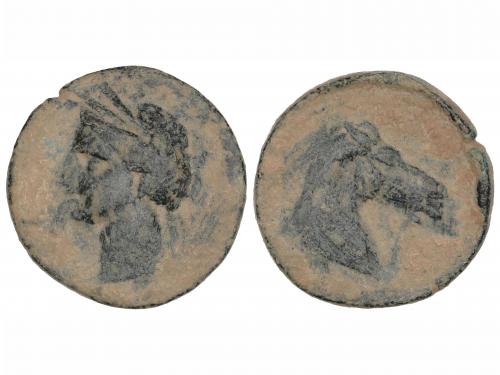 MONEDAS HISPÁNICAS. Calco. 220-215 a.C. CARTAGONOVA (CARTAGE