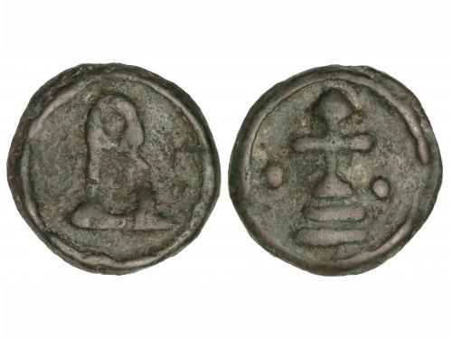 MONEDAS BIZANTINAS. AE. BASILIO I MACEDONIO (867-886 d.C). C