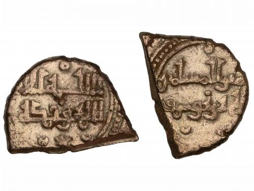 ALMORÁVIDES. Fracción de Dinar (Tipo Taifa). ALÍ BEN YUSUF. 