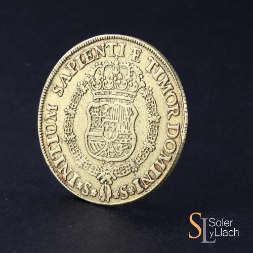 FELIPE V. 8 Escudos. 1729. SEVILLA. 26,97 grs. Leyenda anver